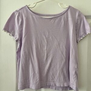 Lilly Pulitzer Lavender kids scallop sleep tee